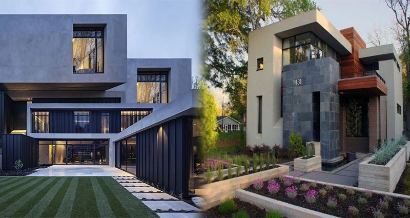 Minimalist Exterior House Design Ideas for Urban Landscapes