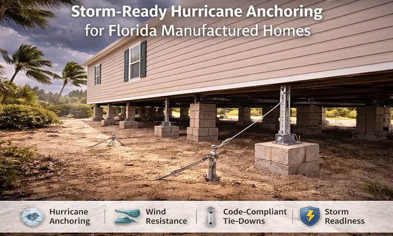 Storm-Ready Hurricane Anchoring for Florida Manufactured Homes