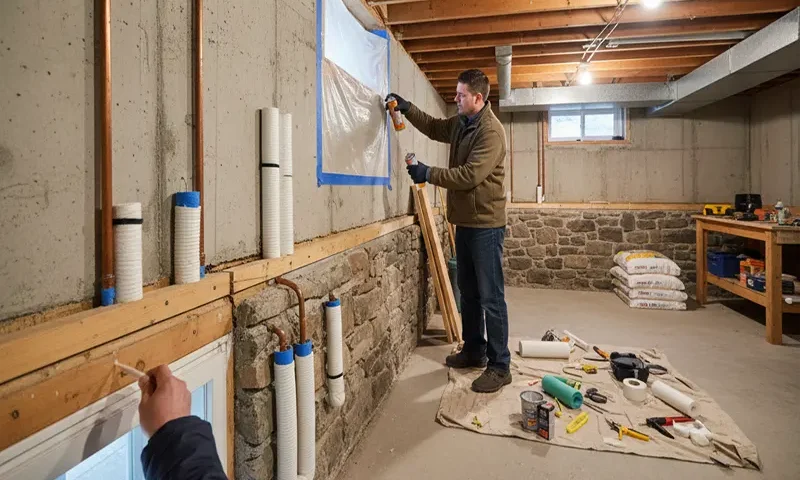 Cost-effective ways to seal basement air leaks for winter